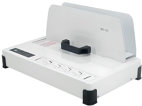50 mm kraftig termisk bindningsmaskin - binder 500 ark, 3 tid/temperaturinställningar, upp till 200 böcker/timme för A4, A3, A5, A6-dokument