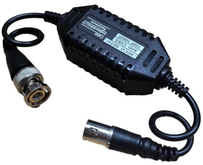 Fegtrtyoa Aislador de Bucle, Video Balun Coaxial BNC Macho A Hembra, Antiinterferencias, CCTV, No Requiere Alimentación.