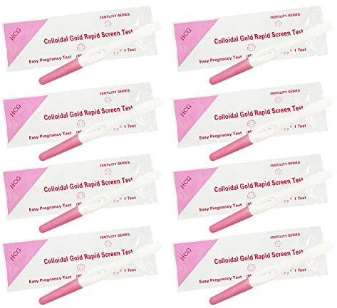 8 Individually Sealed Pregnancy Test Sticks, Highly Sensitive Early Pregnancy Test, Pregnancy Test Pen, 99% Super Accurate Results