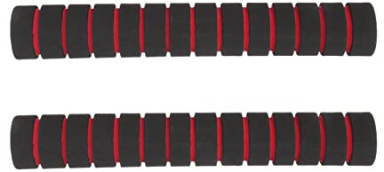 BESPORTBLE 2 StüCk rutschfeste Kajak Paddelgriffe Aus Weichem Schwamm, 22Cm Lange, Rote Paddel Griffe FüR Komfort Und Schutz, Ideal FüR Kajakfahren Und Kanus