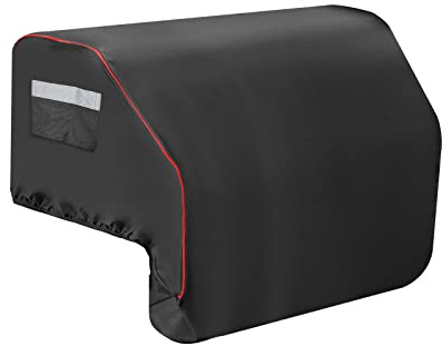 32inch Built-in Grill Cover for Bull 45005 Built in Gas Grill, Bull Outdoor Kitchen & Grill Head Cover, Heavy Duty Waterproof BBQ Grill Top Cover with Handle and Elastic Hem for Bull Lonestar 4 Burner