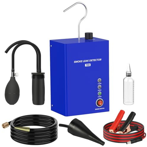 PLAYOCCAR 12V Kfz Nebelmaschine Rauchmaschine Lecksuchgerat T80 EVAP Eingebaute Luftpumpe - für Auto/Motorrad/LKW/SUV/Schnellboot Auto-Kraftstoff-Leck-Detektoren