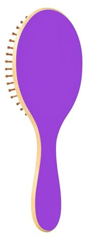 Blue Violet Wooden Hair Brushes Wood Bristle Hair Comb Soft Brush for Hair