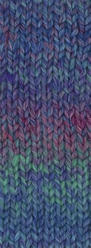 Lana Grossa Merino Twister 19 - Hell-/Weinrot/Türkisgrün/Blau/Jade/Dunkelgrau