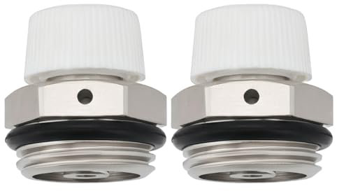 Be In Your Mind 2 Pezzi 1/2 Pollice Valvola Di Sfiato Automatica Valvole Ventilazione In Rame Valvola Di Scarico Per Rilascio Automatico Aria In Porte Scarico E Radiatori