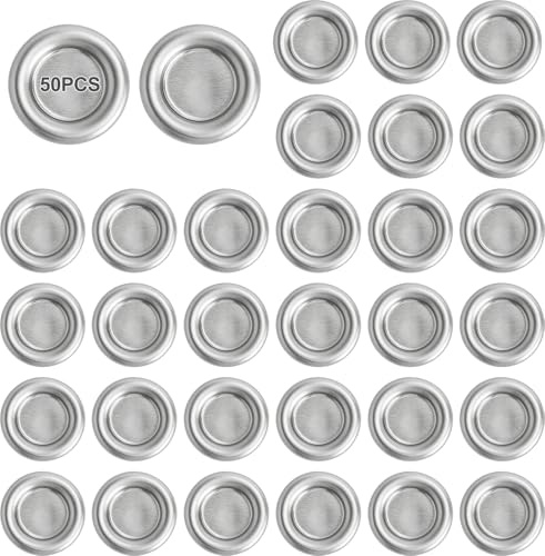 GZRXIOUS Lot de 50 Mini Plateaux Porte-Encens en Alliage d’Aluminium – Coupelle Résistante à la Chaleur pour Cônes d’Encens, Aromathérapie, Méditation et Ambiance Relaxante