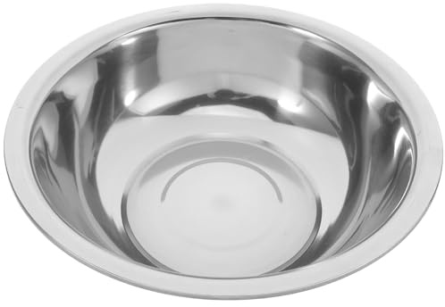 GANAZONO Bol en Métal Inoxydable 29 CM pour Bain de Pieds et Lavage des Fruits, Bassine Polyvalente Pieds, Usage Domestique, Modèle Portable Magnétisme