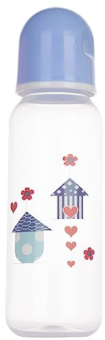 Biberones de almacenamiento de leche para bebés de calidad alimentaria, biberones con diseños de dibujos animados, biberones para niños de 7 pulgadas de altura, chupete de alimentación