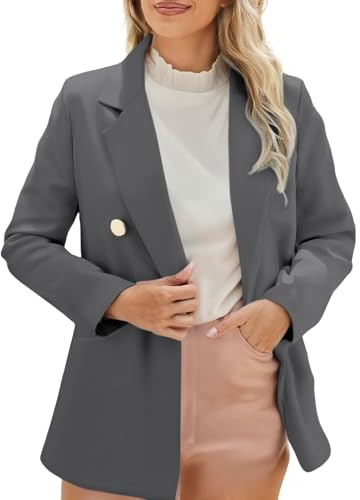 Long Blazer för kvinnor, stora storlekar, blazer, elegant, sportig sweatblazer