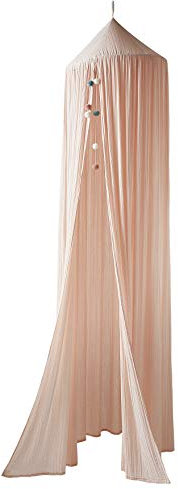 VERTBAUDET Betthimmel aus Baumwollgaze, Rosenwasser, Rosa