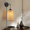 SUNLLOK Applique murale moderne en bambou avec interrupteur à câble - Panier en rotin - Lustre à suspendre - Éclairage mural intérieur - Lampe suspendue pour île de cuisine, salon, restaurant
