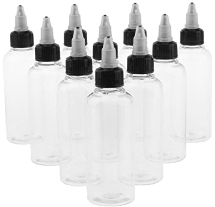 FashionCha 10 pièces Applicateurs de Colle Bouteilles Vides pour Outils de Quilling