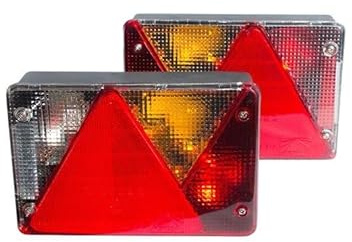 ASPOCK Multipoint IV Rückleuchten 7 Funktionen Links+rechts für UNITRAILER Anhänger