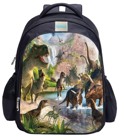 MATMO Sac à dos dinosaure pour garçons, sac à dos d'école, sac à dos pour enfants