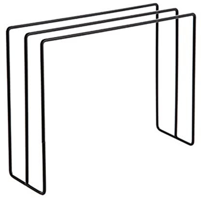 Fdit Appendiabiti per Strofinacci da Cucina, Stendibiancheria Autoportante, Pittura Strutturata per Uso Domestico (Nero)