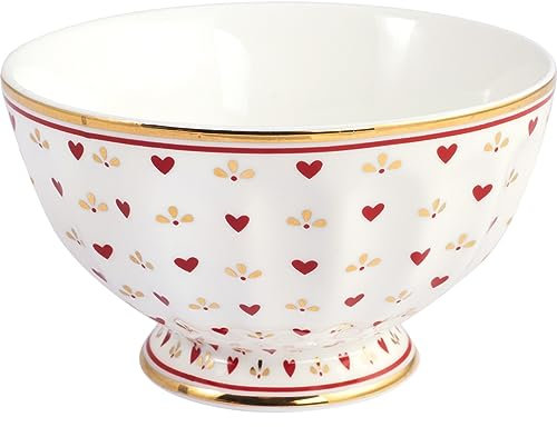 GreenGate French Bowl medium Layla Petit White