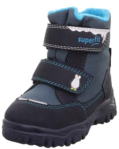 Superfit Baby Jungen HUSKY1 warm gefütterte Sympatex Stiefel, BLAU/TÜRKIS 8000