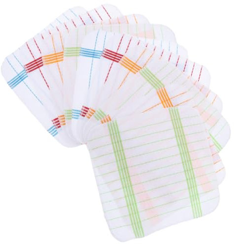 Didiseaon 10 Pièces à récurer torchon torchons carrés de Toilette en Coton torchon à gaufres Lavette Cuisine torchons de Cuisine torchons Maison Serviette de ménage Fil de Coton