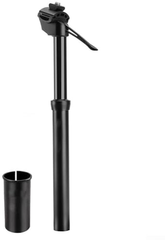 Poste cuentagotas, tija de sillín de suspensión de bicicleta, tija de sillín de aluminio de 27,2 mm, A prueba de lluvia polvo y fugas tubo de asiento hidráulico para bicicleta de montaña (27,2x350 mm)