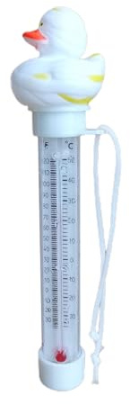 Flytande Badtermometer, Gummianka Pooltermometer, Ankformad Vattenare, Med Snöre, Temperaturare För Utomhus- Och Inomhuspooler, Spa, Bubbelbad Och Akvarier