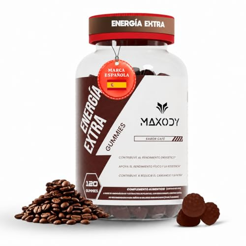 Vitaminas para el Cansancio con Cafeina 120 Uds Sabor Café - Gominolas Multivitaminas y Minerales con Citrulina Complejo Vitaminico Completo | Gummies Vitaminas Cansancio l - citrulina