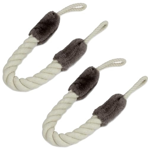 linlinfa Türstopper Kinder, Tür Klemmschutz, Türkordel, Klemmschutz Baby, Klemmschutz Finger, aus Kordel 60 cm. 2 Stück