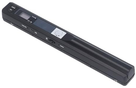 Escáner de Documentos Portátil Escáner Portátil para Documentos A4 Fotografía Imágenes Recibo 8.27 Pulgadas HD 900DPI Color Varita de Escáner de Mano Móvil para Viajes en Casa