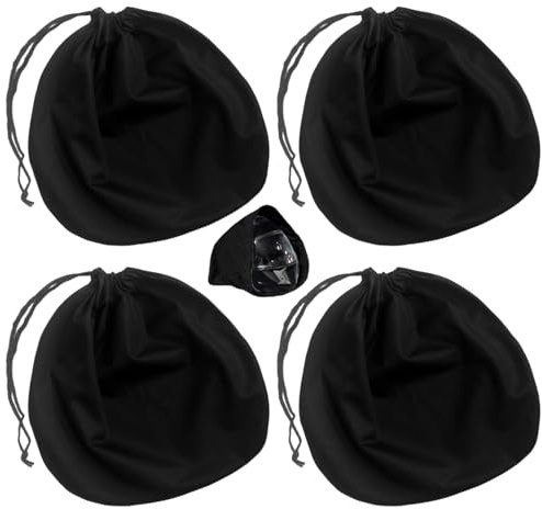 Sac De Rangement De Casque 4 Pièces, Sac À Poussière De Casque, Sac De Rangement À Cordon, Accessoires De Rangement De Casque, Sac De Rangement De Grande Capacité.