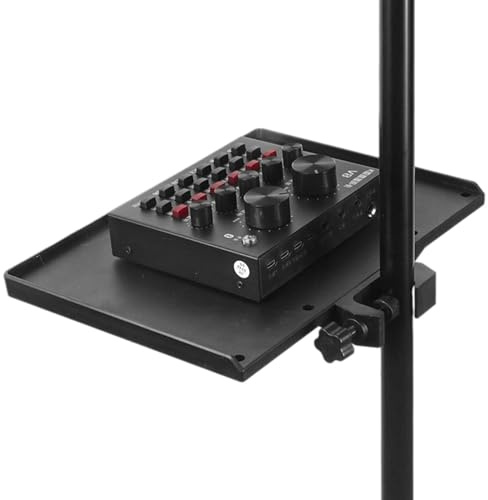 Adjustable Music Stand for Music Table, Clip On Lash Tray, Multipurpose Beauty , Technician Tool Rack for Salons, Streaming Accessories, Rack, Make-Up Desk Holder