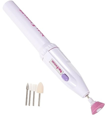 Homoyoyo Machine à Ongles Électrique Portable Ponceuse et Polisseuse pour Manucure pour Ongles Acrylique et Gel Design Ergonomique Bruit Usage Professionnel et Personnel