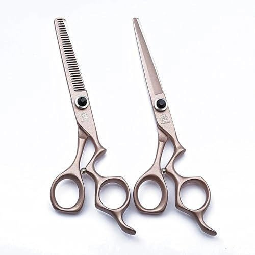 Dream Reach 6-Zoll Friseurschere Set, Scharfe Haarschere und Effilierschere, Haarschneideschere Präziser Schnitt Haarschnitt für Damen und Herren