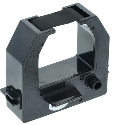 vhbw Ruban encreur compatible avec Amano EX-1550 | MRX-35, BX-1500, BX-1600, AS1000, AS1000A, 60i imprimante matricielle ou de reçus - noir