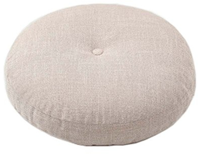 FANCYPUMPKIN Japansk tatami golvkudde kudde sittkuddar avtagbara yogakuddar, beige