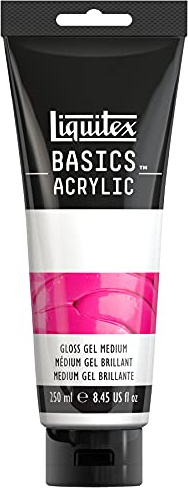 Liquitex Additif Acrylique Basics Gel Médium Brillant Tube 250ml