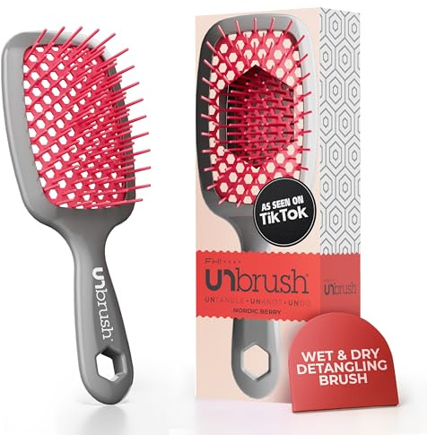 FHI Heat UnBrush Grey Handle, Peach
