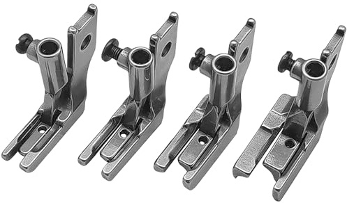 Fbshicung Double Toe Piping Welting Walking Foot #49544+49047（1/8+3/16+1/4+3/8 ） for Industrial Sewing Machine Paff 1245,335,545,145