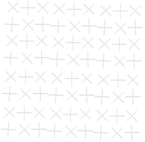 Artibetter 500pcs Cross Shape Tile Spacers Leveling Tool for Easy Ceramic Tile Installation Versatile for Flooring Wall and Grout Joints