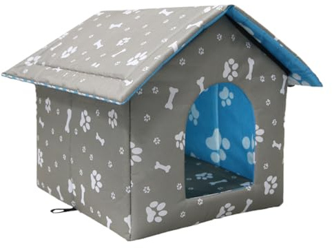 Cat Bed, Oxford Fabric, Outdoor Winterproof Cat Cave, Warm Closed Sleeping Place for Kittens, Animal Shelter, Home, Indoor, Travel, Winter, Soothing Pet Accessories