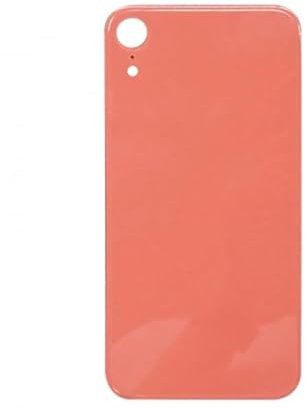 Akkudeckel für Apple iPhone XR Koralle, Rückseite aus Glas, Ersatzabdeckung