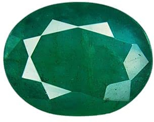 FeelGood - Piedra esmeralda zambiana de 10,25 quilates con tarjeta certificada por laboratorio y tarjeta de garantía, piedra esmeralda original/piedra de Panna certificada natural/Panna natural