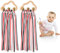 Baby Rassel Spielzeug 2 Stück - Rasselband aus Holz, Natürliches Holzband Ring Spielzeug für Babys, Neugeborene, Kleinkinder ab der Geburt, Jungen und Mädchen