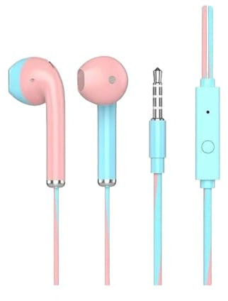 Generic Simpatici Auricolari Cablati - Cuffie Per Computer - Simpatiche Cuffie Plug-in Con Tappi Per Le Orecchie Di Diverse Dimensioni Per Bambini, Donne E Ragazze