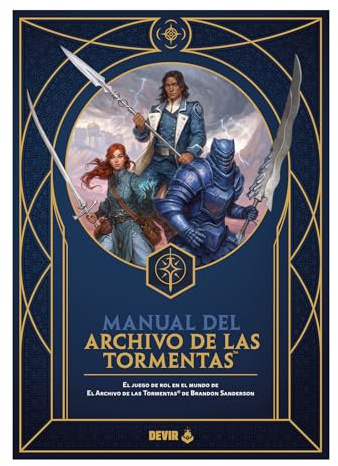 Devir - Manual de rol El Archivo de las Tormentas – Juego de rol del Cosmere de Brandon Sanderson, libro básico de reglas de fantasía épica (ARTOMANUALSP)