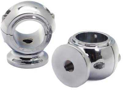Riser Manubrio Manubrio per moto d'epoca in ottone con riser, montaggio su barra, morsetto da 32 mm per Dyna Low Rider Wide Super Glide Fat Bob FXDR 114