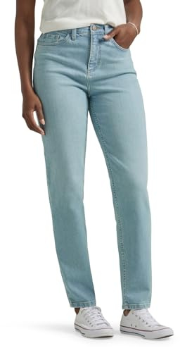 Lee Women's Legendary High Rise Mom Jean, One Tone, 16
