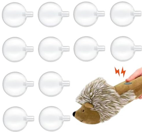 12 Stück Set Rasseldosen Rasseln Zum Einnähen,Kuscheltiere Quietscher,Quietscherm Rasselbällen,Quietscher RasselBällen Rasselkugeln zum Einnähen Füllmaterial in Kuscheltier, für Hund Haustier
