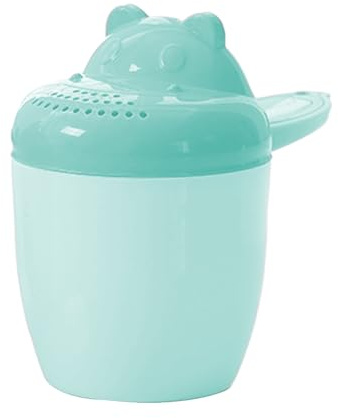 Zasdvn Enjuagador De Baño para Bebés,Taza para Enjuagar para Niños Pequeños - Vertedor Infantil De Diseño Reforzado con Motivos Infantiles para Lavar El Cabello De Niños Y Niñas En La Bañera O Ducha