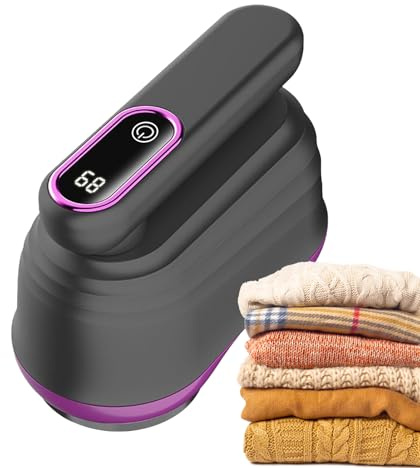 Ahuuen Quitapelusas - Afeitadora Eléctrica Recargable De Ropa con Doble Cabezal | Accesorios Hogar para Alfombras Lana Ropa Vellón Lino Tapicería Muebles Sofá Tapete