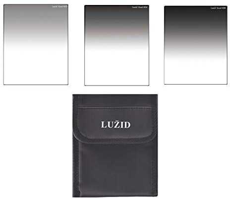 LUŽID 100mm x 150mm Soft Grad ND Filter Set ND2, ND4, ND8 MC Multi-Coated Optical Glass Luzid Graduated Neutral Density
