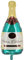 Giant Classic Green 'Chateau Celebration' Champagne Bottle Balloon
